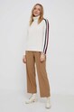 Πουλόβερ με προσθήκη μαλλιού Tommy Hilfiger WW0WW40831 μπεζ AW23