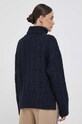 Tommy Hilfiger sweter z domieszką wełny WW0WW39886 granatowy AW23