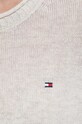 Vlněný svetr Tommy Hilfiger WW0WW40264 béžová