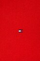 Tommy Hilfiger sweter wełniany WW0WW40264 czerwony
