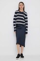 Tommy Hilfiger sweter wełniany WW0WW40264 granatowy NC25