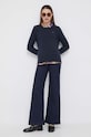 Tommy Hilfiger sweter wełniany WW0WW40264 granatowy AW23