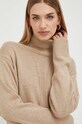 Sveter s prímesou vlny Trussardi béžová 56M00615.0F000779