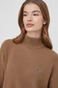 коричневый Шерстяной свитер Lacoste