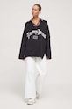 Πουλόβερ Tommy Jeans DW0DW16530 μαύρο AW23