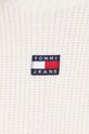 Βαμβακερό πουλόβερ Tommy Jeans DW0DW16536 μπεζ