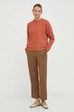 Tiger Of Sweden pulover de lana S69898043 portocaliu AW23