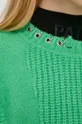 zielony Patrizia Pepe sweter z domieszką wełny