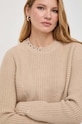 Patrizia Pepe pulover din amestec de lana bej 2K0196.K138