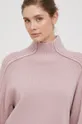 rózsaszín Calvin Klein gyapjú pulóver