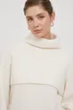 бежевый Шерстяной свитер Calvin Klein
