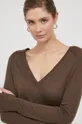 коричневий Вовняний светр Calvin Klein