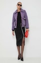 Pulover s dodatkom kašmira Twinset 232TT3331 crna AW23