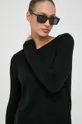 czarny Twinset sweter z domieszką kaszmiru