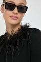 Pulover s dodatkom kašmira Twinset 232TT3331 crna