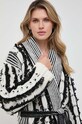 Вовняний кардиган Twinset білий 232TT3213
