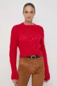 κόκκινο Μάλλινο πουλόβερ Twinset Γυναικεία