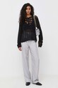 Twinset gyapjú pulóver 232TT3441 fekete AW23
