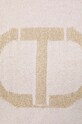 Twinset sweter wełniany 232TT3203 beżowy