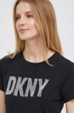 чорний Футболка Dkny