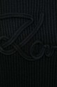 Karl Lagerfeld sweter wełniany czarny 236W2014