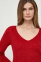 rosso Morgan maglione in misto lana