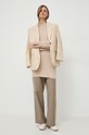Morgan sweter z domieszką wełny MNOM.BEIGE beżowy AW23