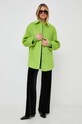 Вовняний светр MAX&Co. x Anna Dello Russo C3640323 зелений AW23