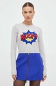 MAX&Co. sweter wełniany szary 73643323