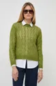 zielony MAX&Co. sweter z domieszką wełny