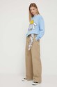 Bombažen pulover Karl Kani 6029205 modra AW23