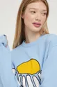plava Pamučni pulover Karl Kani