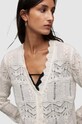 Kardigan AllSaints VANESSA CARDIGAN WK034V bílá SS24