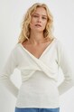 Gestuz sweter wełniany 10908335 beżowy