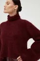 burgundia Gestuz gyapjú pulóver Manda