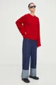 κόκκινο Μάλλινο πουλόβερ By Malene Birger