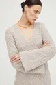 béžová Vlnený sveter By Malene Birger