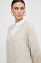 Drykorn gyapjú pulóver bézs 88528.422046