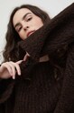 Lovechild sweter wełniany brązowy 8523463