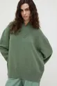 zöld Lovechild gyapjú pulóver
