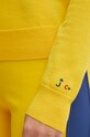Вовняний светр Rossignol JCC RLMWO06 жовтий