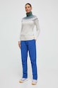 Μάλλινο πουλόβερ Fjallraven F84792 λευκό AW23