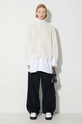 MM6 Maison Margiela kardigan z domieszką wełny Cardigan S62HP0009 beżowy AW23