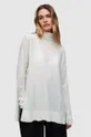 λευκό Μάλλινο πουλόβερ AllSaints GALA MERINO Γυναικεία