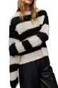 fekete AllSaints pulóver WK025Z BRITT JUMPER Női
