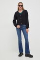 Hollister Co. kardigan KI350.3197.900 czarny AW23