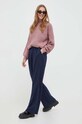 Hollister Co. sweter KI350.3203.610 różowy AW23