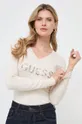 бежевый Свитер Guess