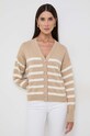 Guess cardigan din amestec de lana bej W4RR56.Z37L1