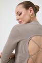 Guess sweter bawełniany MARIE brązowy W4RR24.Z3C71